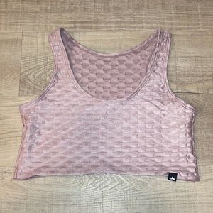 Booty by Brabants Chrome Cropped Top Satin